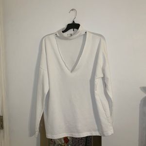 Misguided white sweater